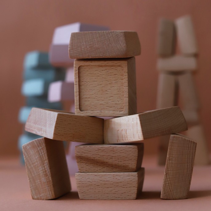 CHOCOLATE / wooden blocks